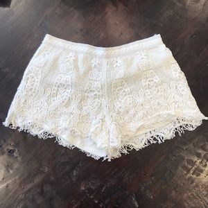 Lace shorts